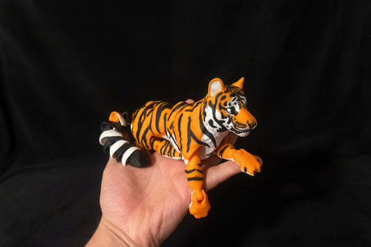 3-D Printed Articulated Tiger