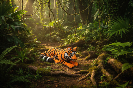 3-D Printed Articulated Tiger