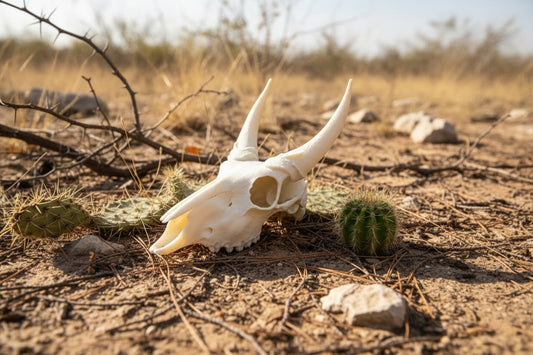 Bull Nilgai European Skull Mount