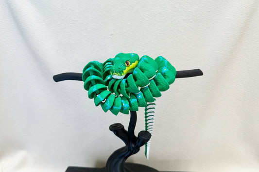 Articulated Green Tree Python 3D PRINTED